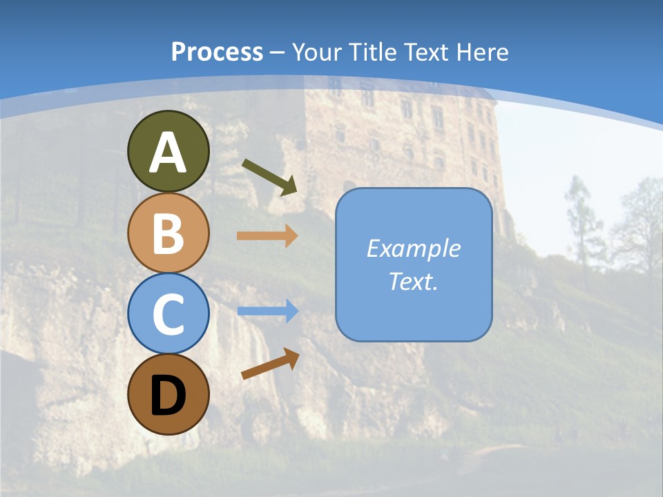 Castle In Ojcowski National Park PowerPoint Template
