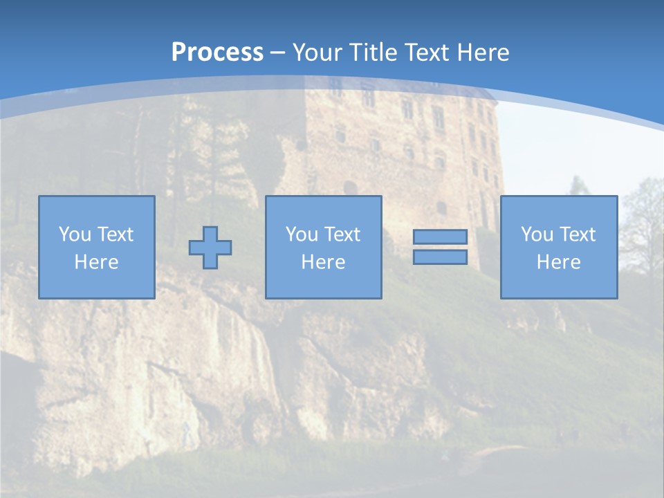 Castle In Ojcowski National Park PowerPoint Template