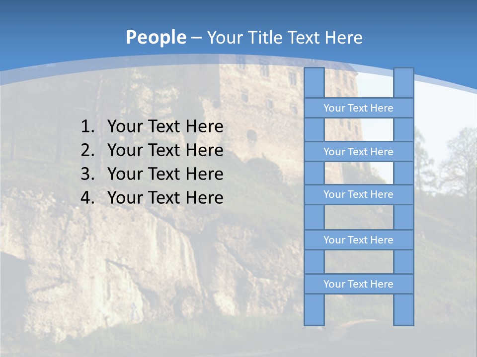 Castle In Ojcowski National Park PowerPoint Template