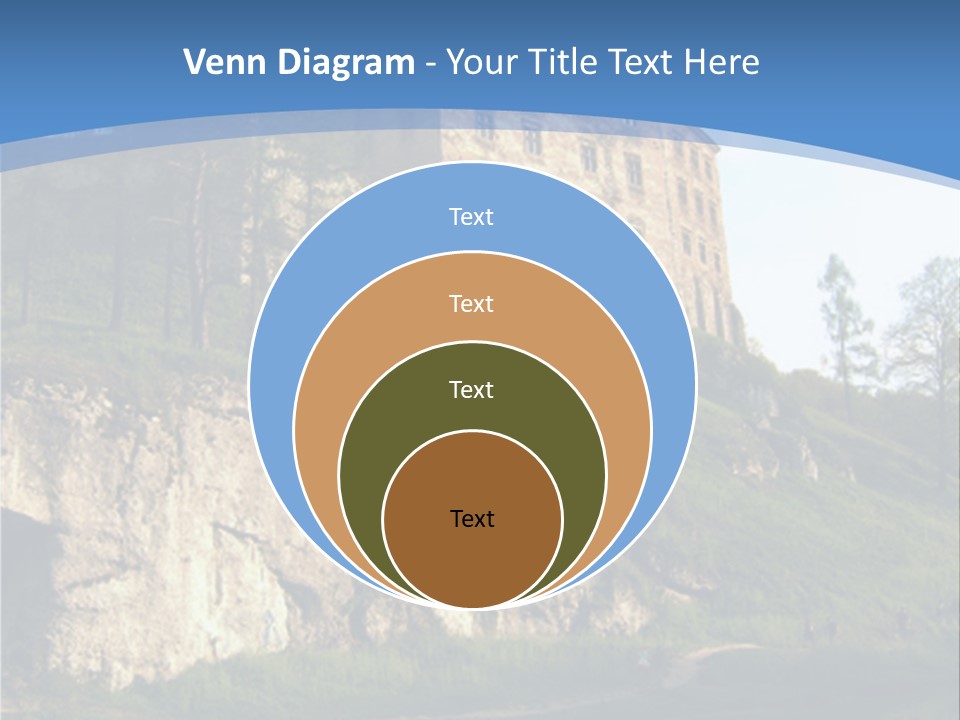 Castle In Ojcowski National Park PowerPoint Template