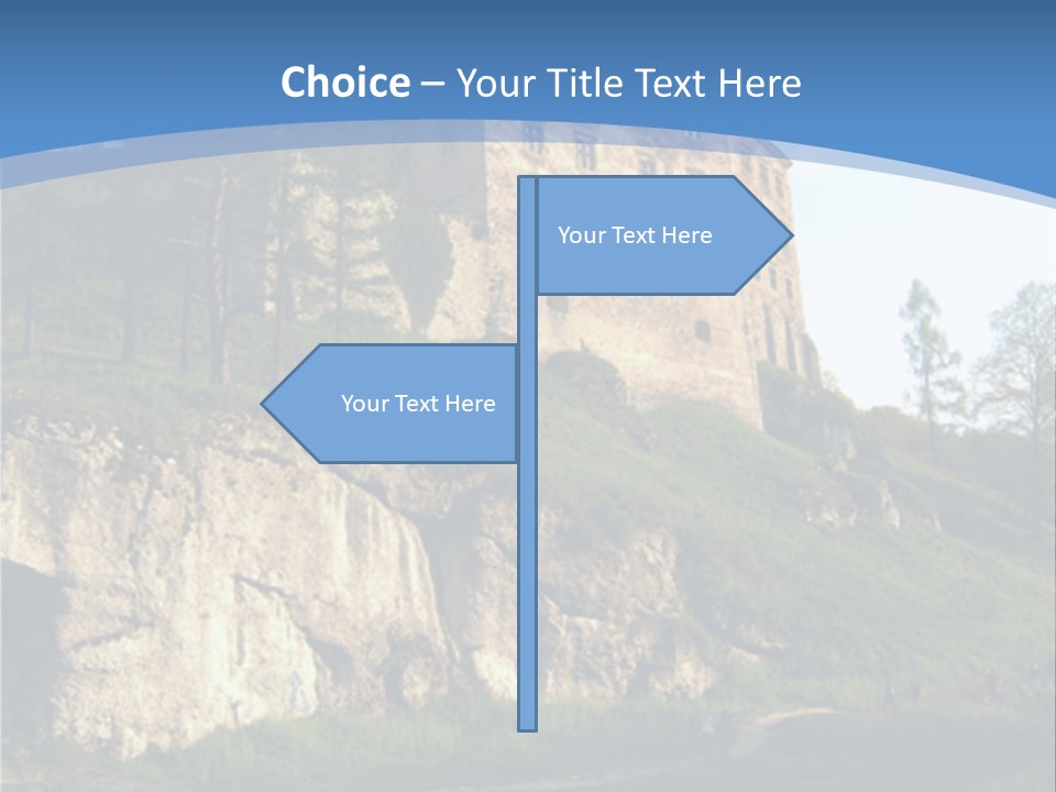 Castle In Ojcowski National Park PowerPoint Template