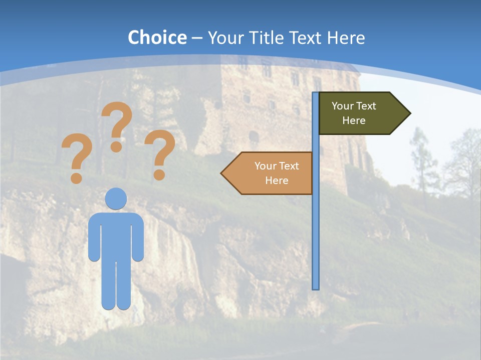 Castle In Ojcowski National Park PowerPoint Template