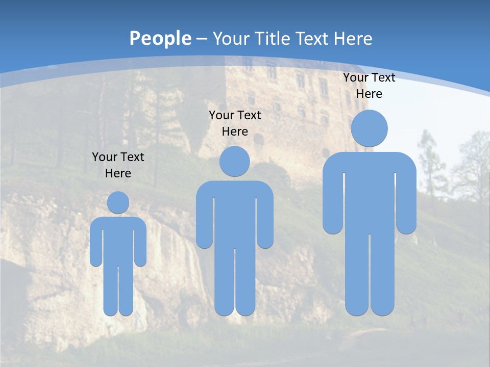 Castle In Ojcowski National Park PowerPoint Template