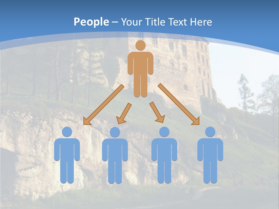 Castle In Ojcowski National Park PowerPoint Template