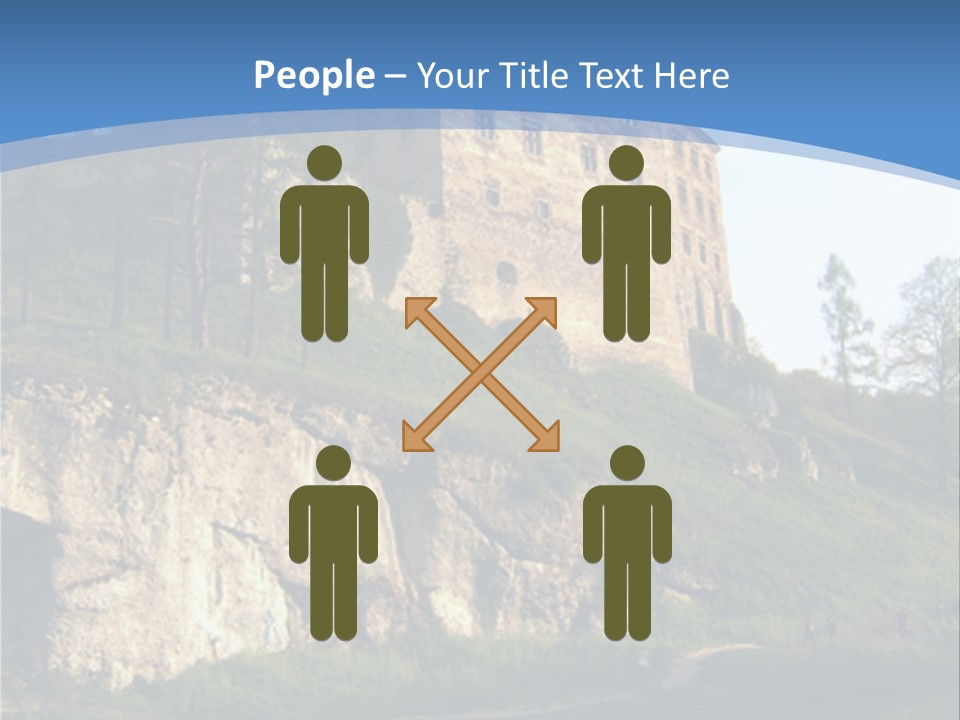 Castle In Ojcowski National Park PowerPoint Template