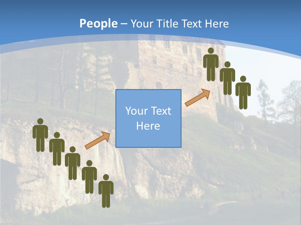 Castle In Ojcowski National Park PowerPoint Template