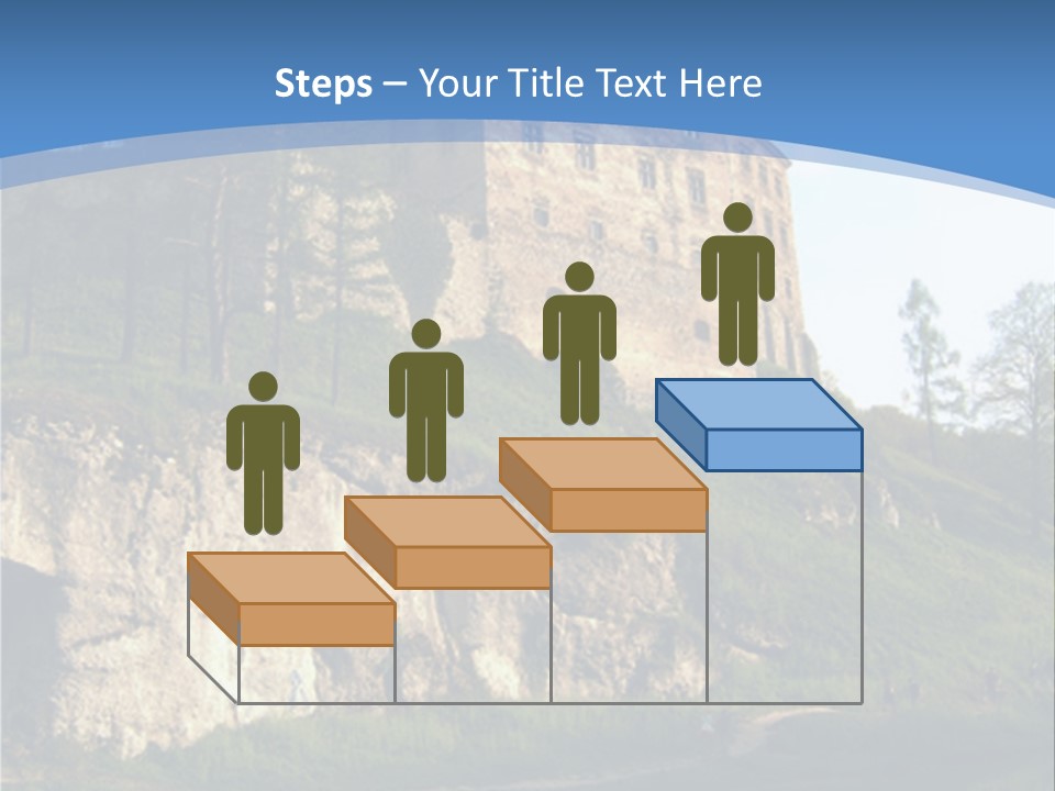 Castle In Ojcowski National Park PowerPoint Template
