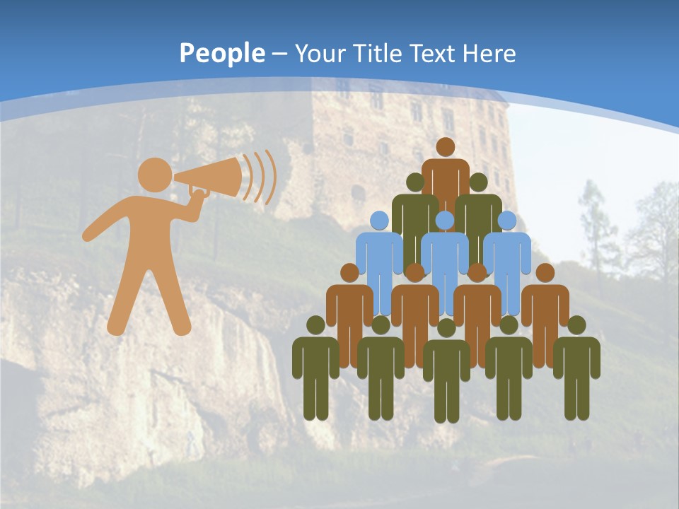 Castle In Ojcowski National Park PowerPoint Template