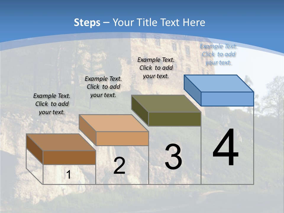 Castle In Ojcowski National Park PowerPoint Template