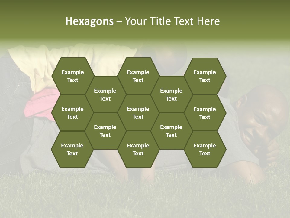 Family In The Park PowerPoint Template