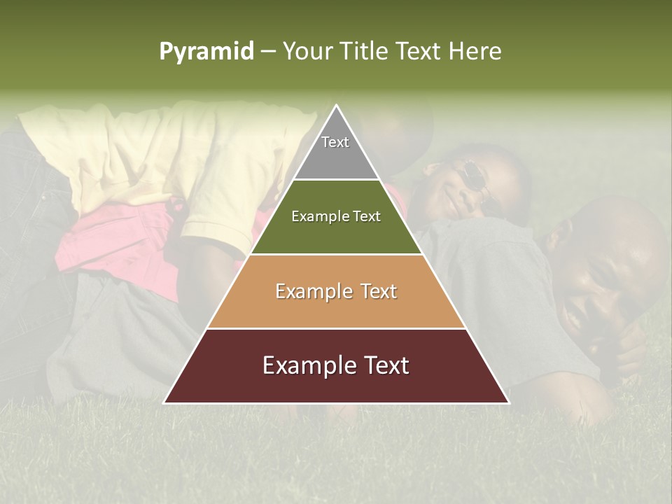 Family In The Park PowerPoint Template