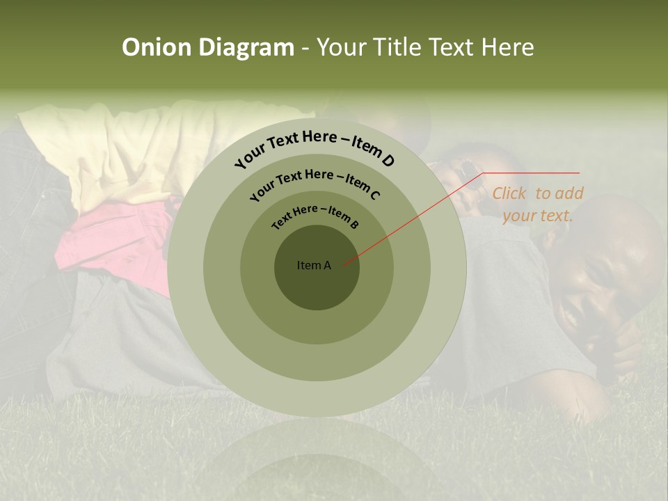 Family In The Park PowerPoint Template