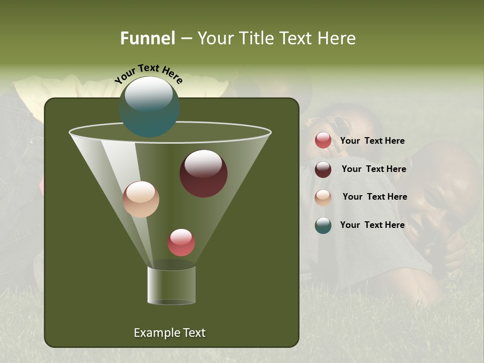 Family In The Park PowerPoint Template