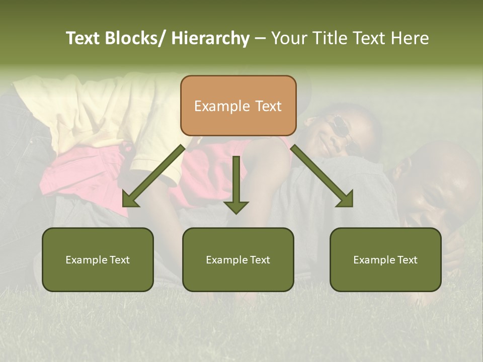 Family In The Park PowerPoint Template