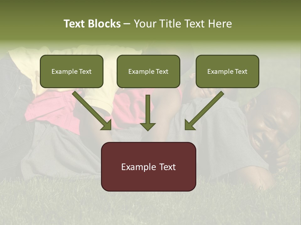 Family In The Park PowerPoint Template