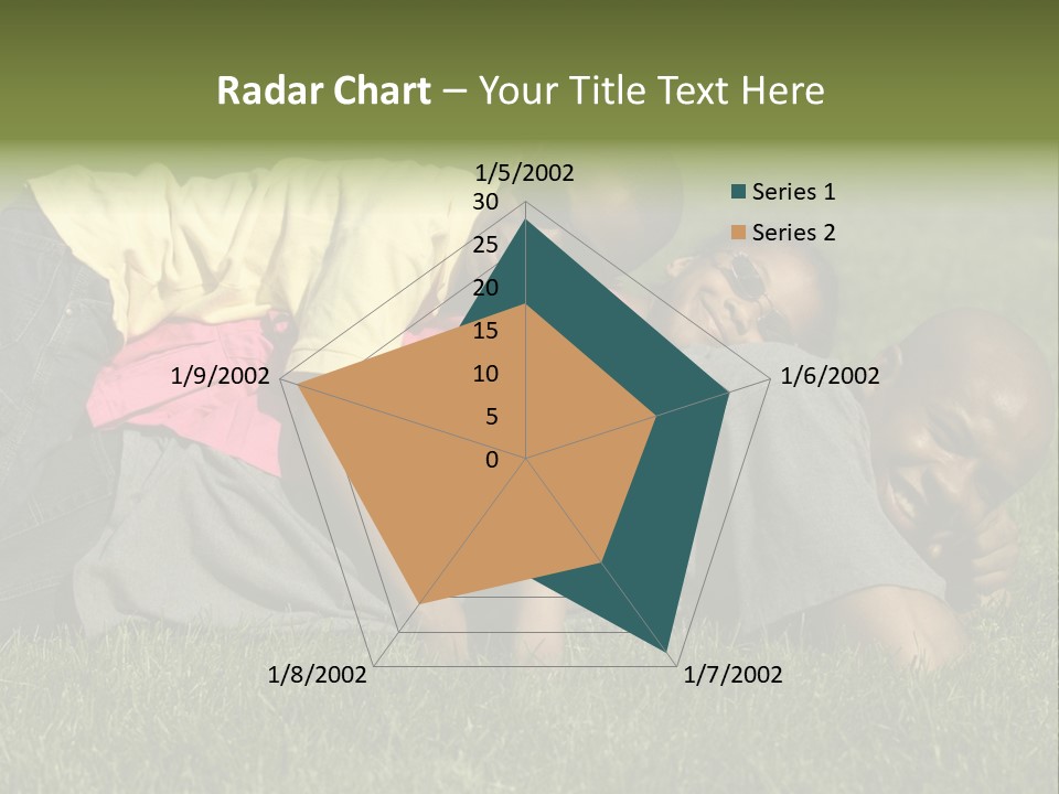 Family In The Park PowerPoint Template