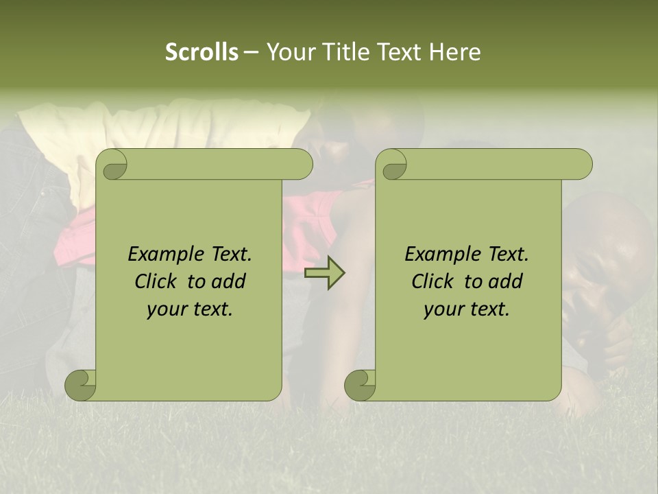 Family In The Park PowerPoint Template