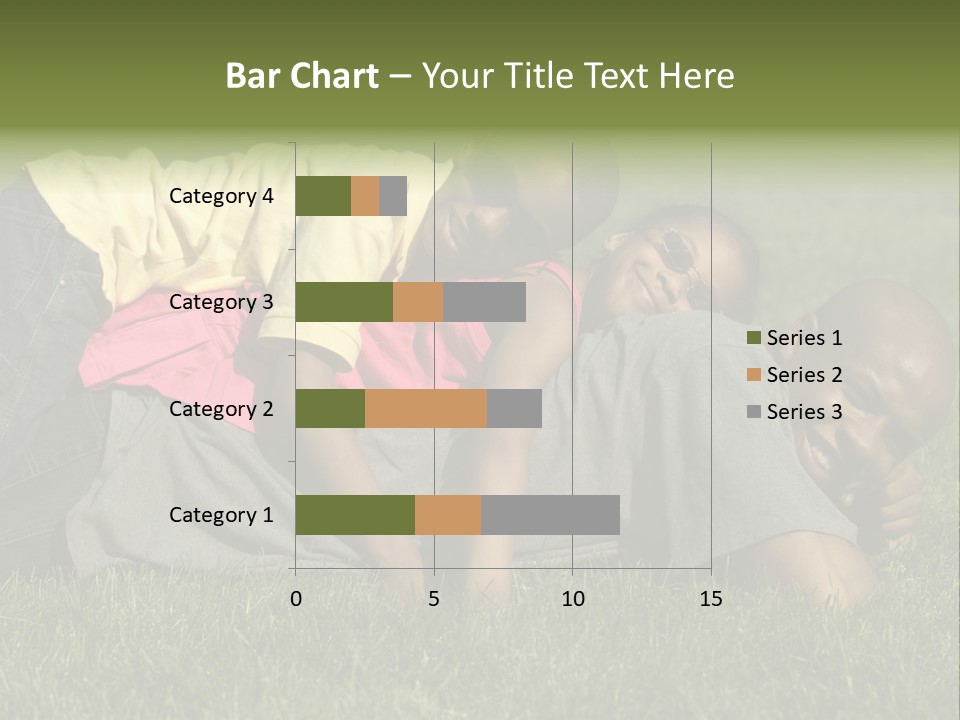 Family In The Park PowerPoint Template