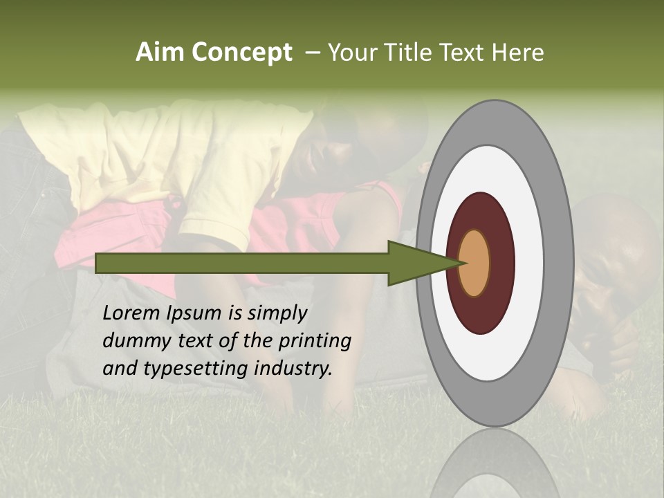 Family In The Park PowerPoint Template