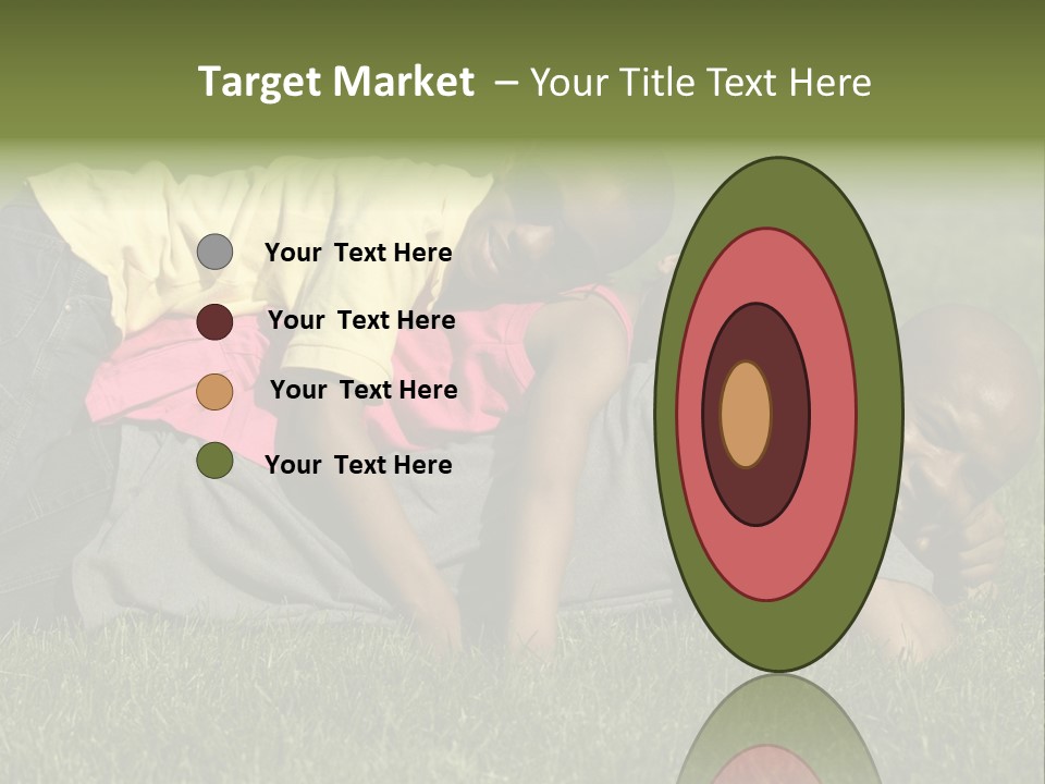 Family In The Park PowerPoint Template