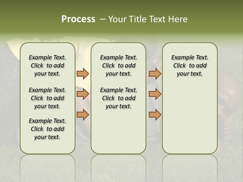 Family In The Park PowerPoint Template