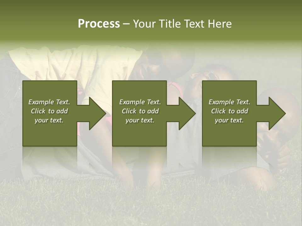 Family In The Park PowerPoint Template