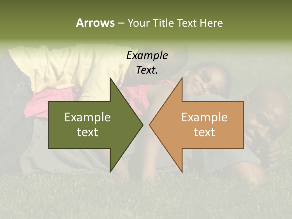 Family In The Park PowerPoint Template