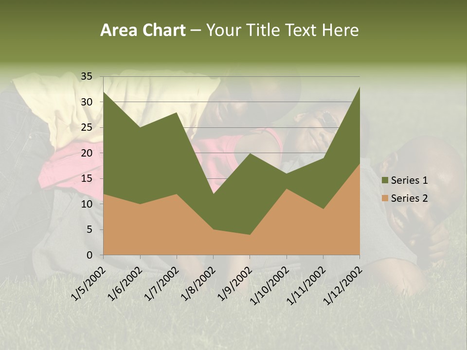 Family In The Park PowerPoint Template
