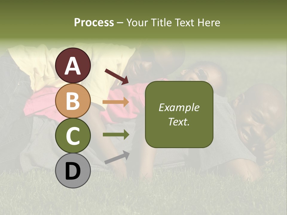 Family In The Park PowerPoint Template