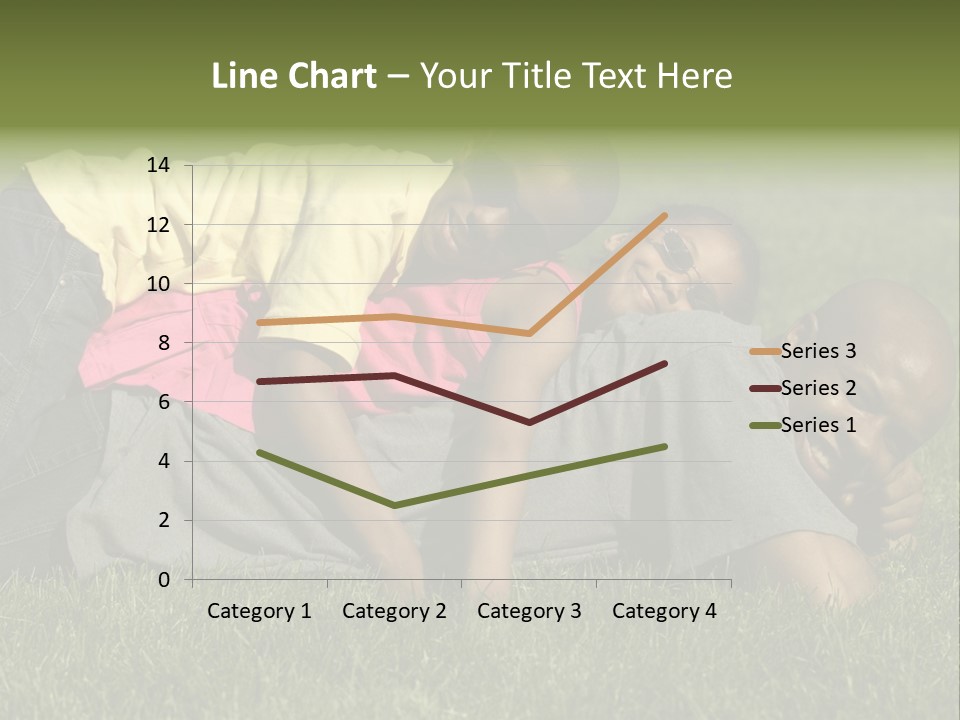 Family In The Park PowerPoint Template