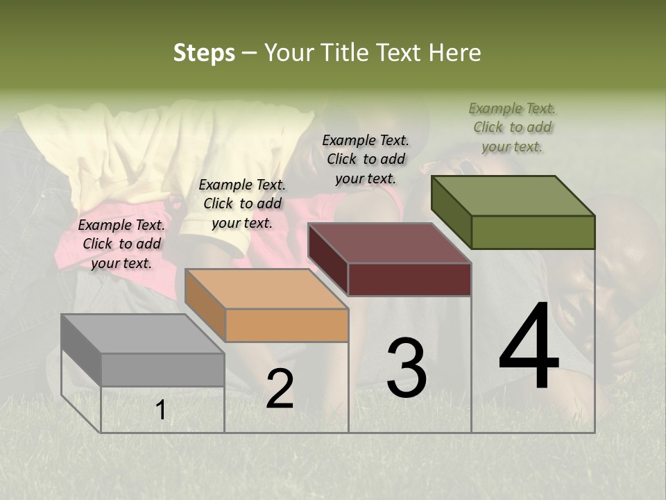 Family In The Park PowerPoint Template