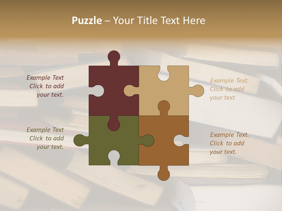 Second-Hand Books. PowerPoint Template