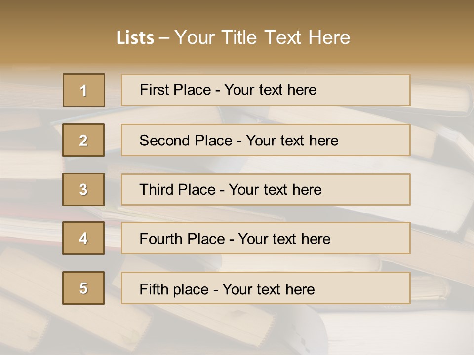 Second-Hand Books. PowerPoint Template