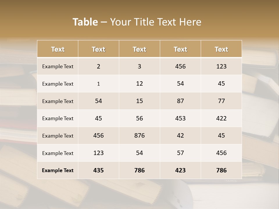 Second-Hand Books. PowerPoint Template