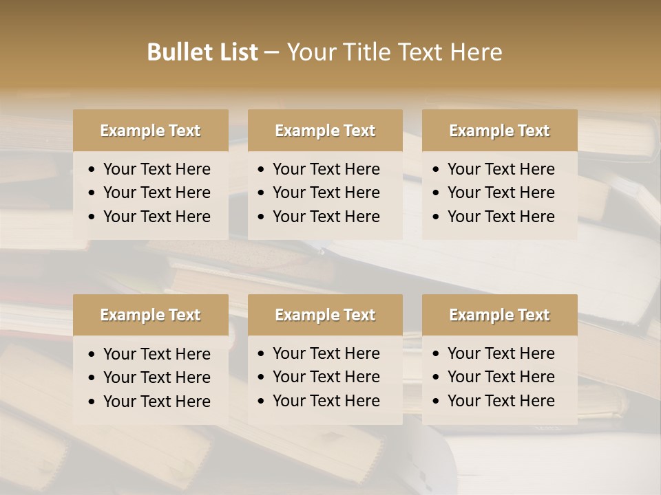 Second-Hand Books. PowerPoint Template