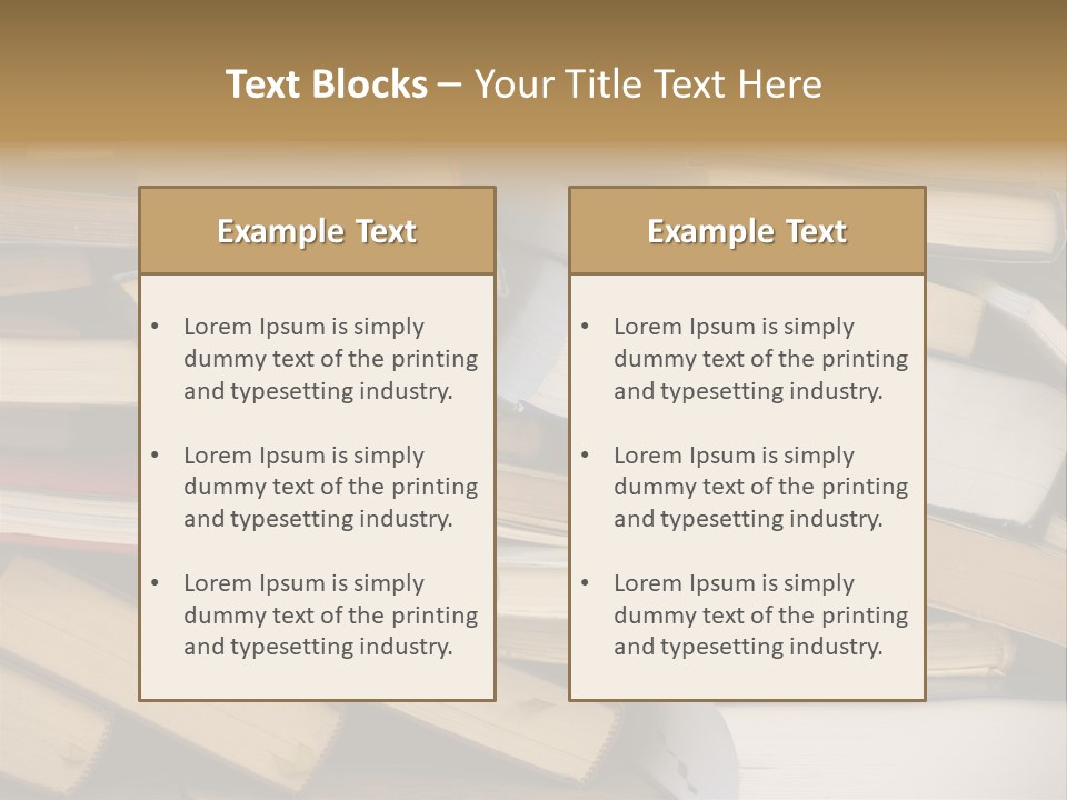 Second-Hand Books. PowerPoint Template