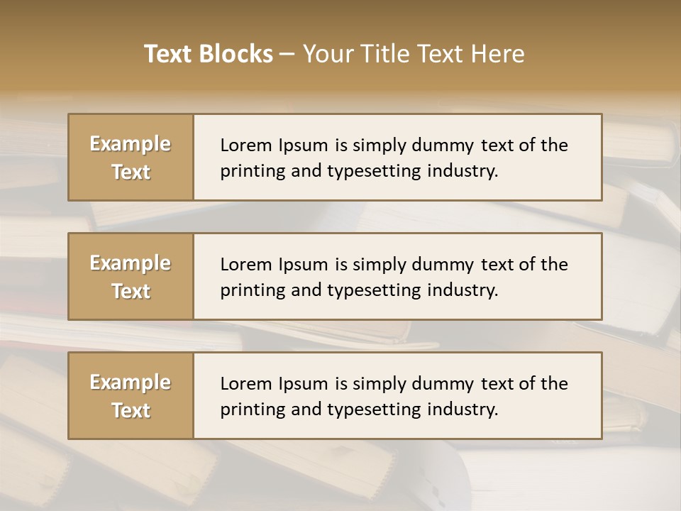 Second-Hand Books. PowerPoint Template