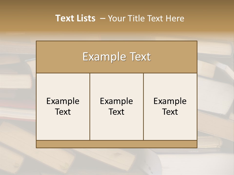 Second-Hand Books. PowerPoint Template