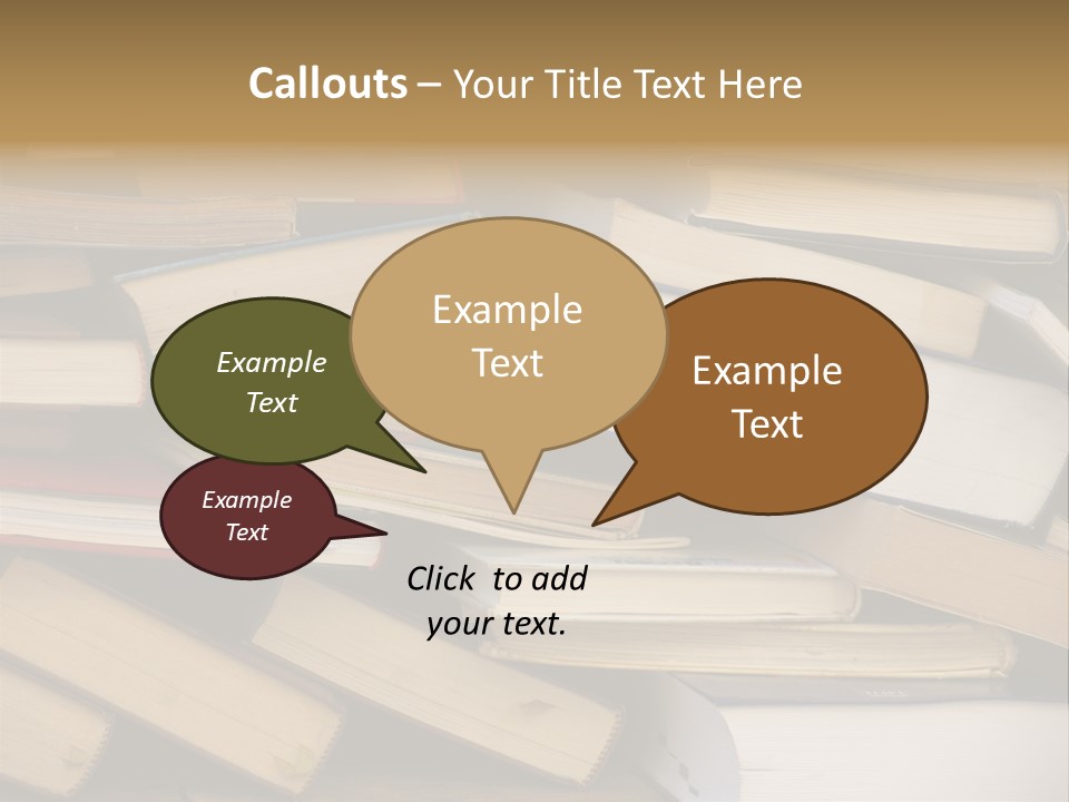 Second-Hand Books. PowerPoint Template