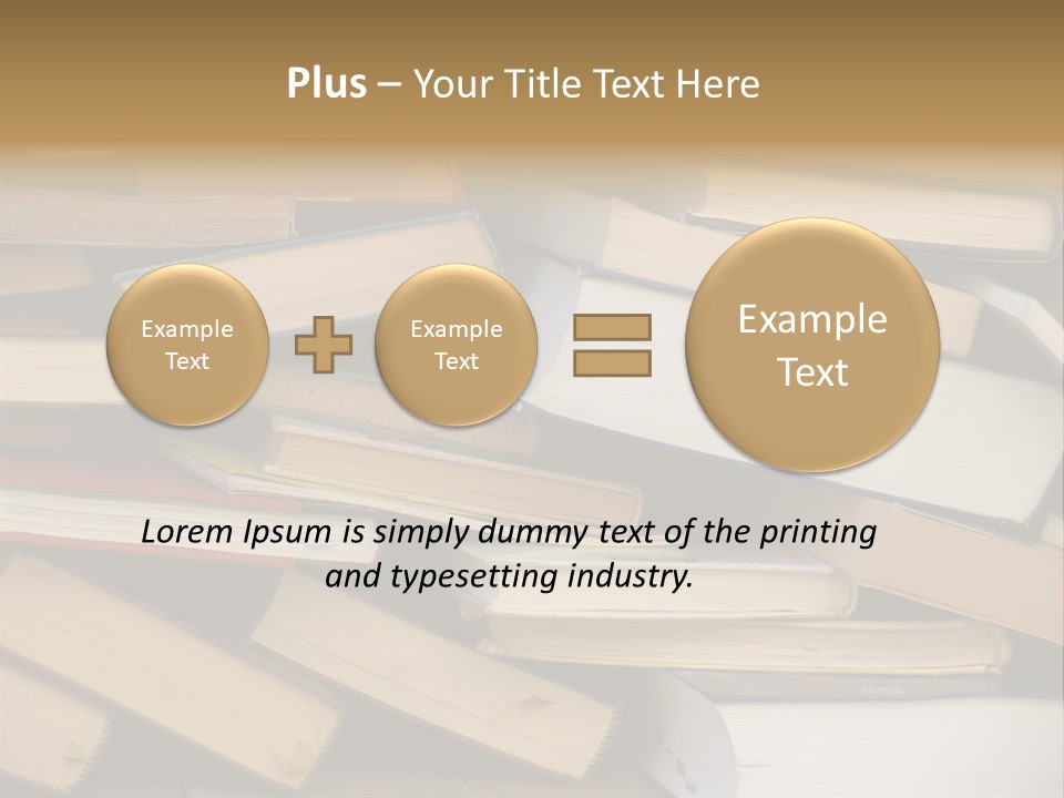 Second-Hand Books. PowerPoint Template