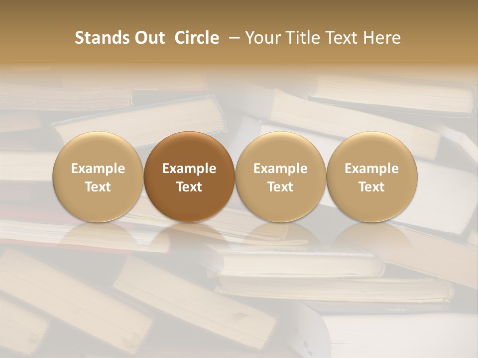 Second-Hand Books. PowerPoint Template