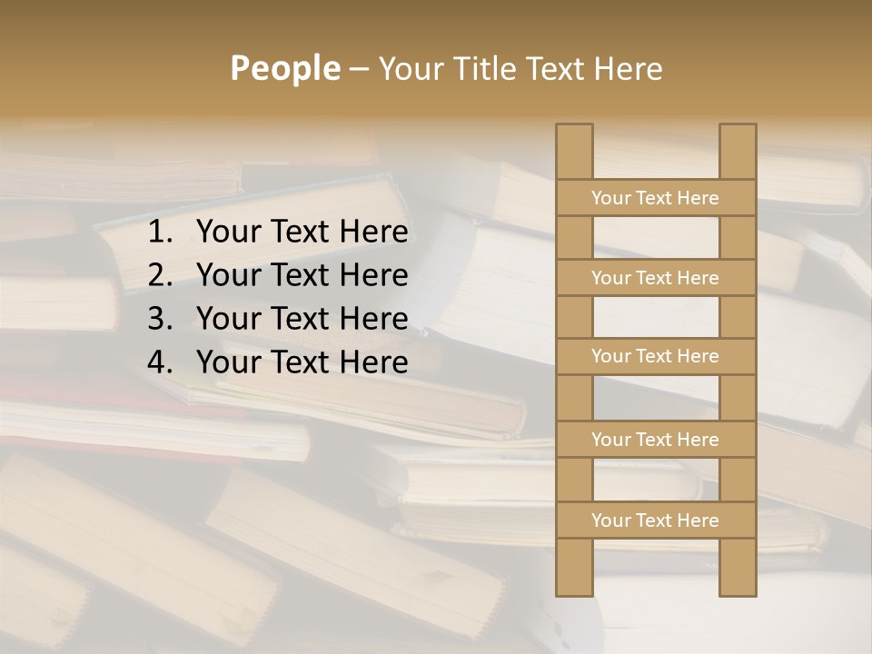 Second-Hand Books. PowerPoint Template