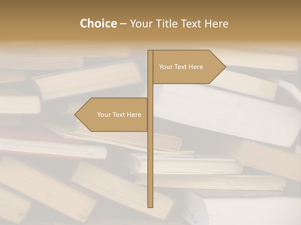 Second-Hand Books. PowerPoint Template