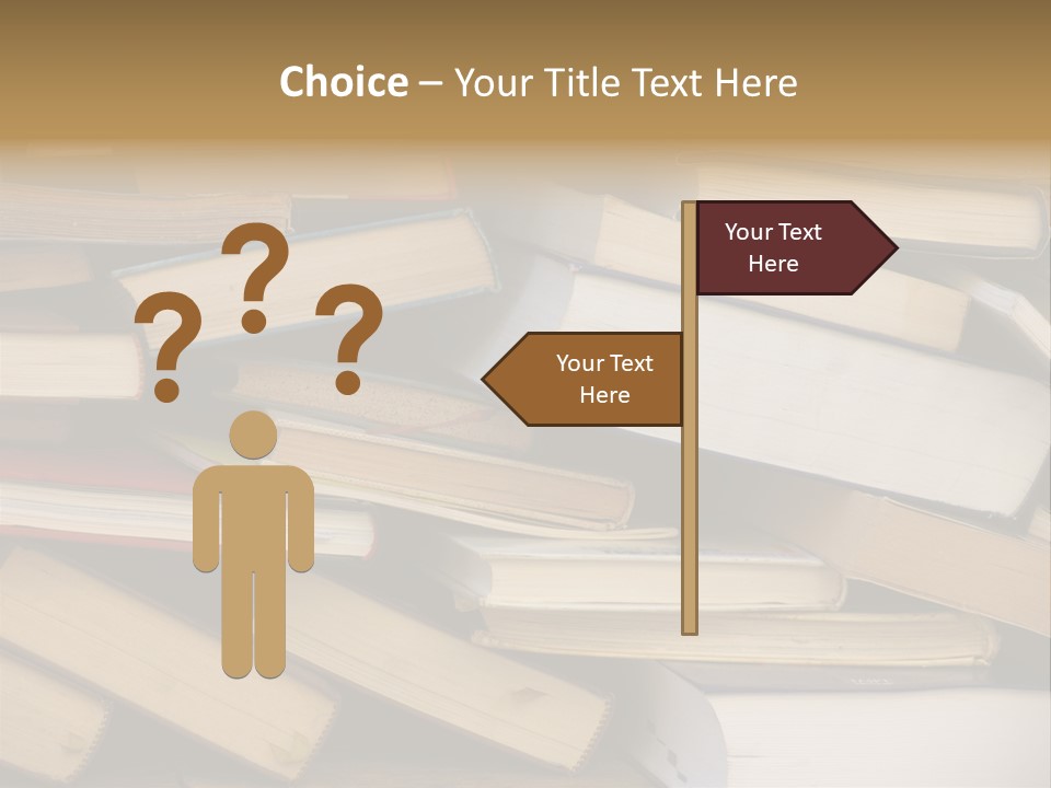 Second-Hand Books. PowerPoint Template