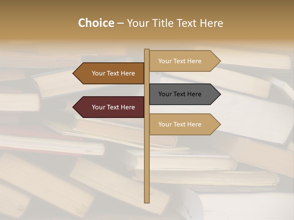 Second-Hand Books. PowerPoint Template