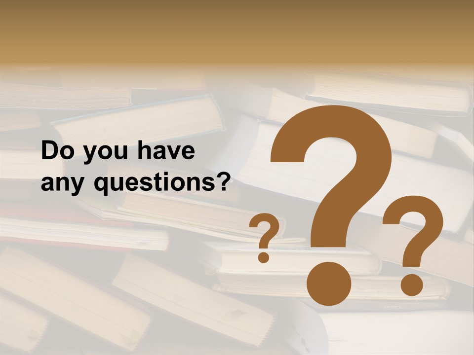 Second-Hand Books. PowerPoint Template