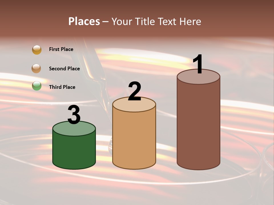 Laboratory Pipette With Drop Of Liquid Over Petri Dishes For An Experiment In A Science Research Lab PowerPoint Template
