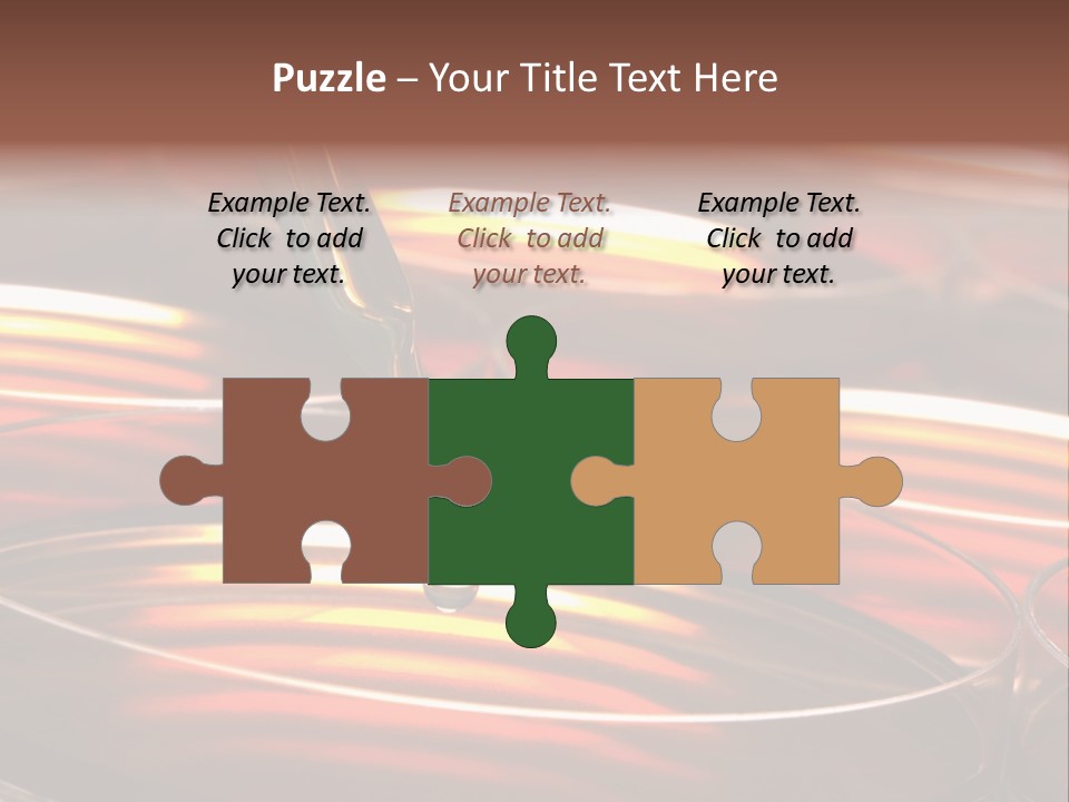 Laboratory Pipette With Drop Of Liquid Over Petri Dishes For An Experiment In A Science Research Lab PowerPoint Template
