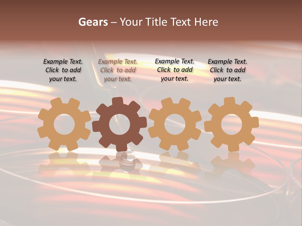 Laboratory Pipette With Drop Of Liquid Over Petri Dishes For An Experiment In A Science Research Lab PowerPoint Template