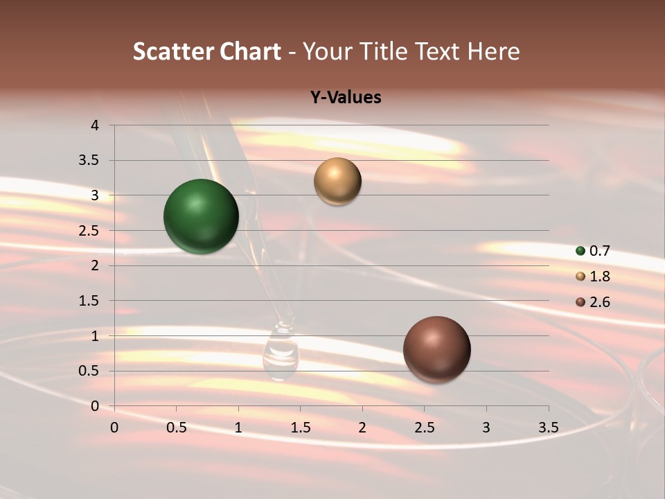 Laboratory Pipette With Drop Of Liquid Over Petri Dishes For An Experiment In A Science Research Lab PowerPoint Template